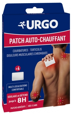 Urgo Zelfverwarmende Pleister 8U 4 Zelfklevende Pleisters