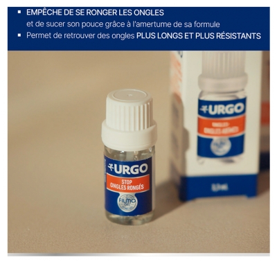 Urgo Filmogel Stop Ongles Rongés Vernis Amer et Invisible 9 ml