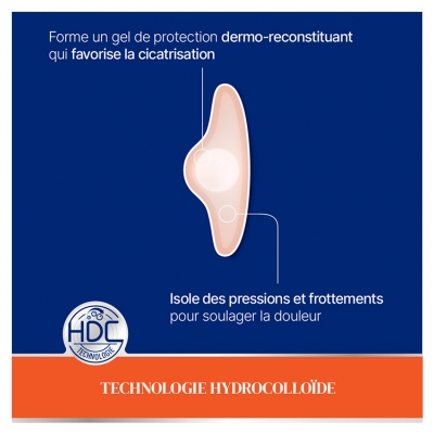 Urgo Ampoules Protect Pastille Surépaissie Doigt et Orteil 6 Pansements