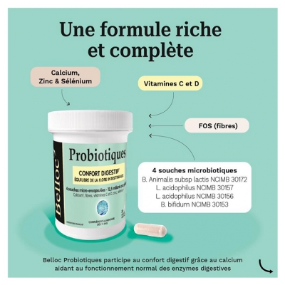 Belloc Probiotiques 30 Gélules Végétales