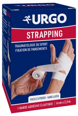 Urgo Strapping Elastisk Självhäftande Tejp 2,5 m x 6 cm