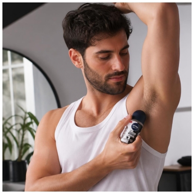 Nivea Men Black & White Invisible Original Anti-Transpirant 72H Roll-On 50 ml