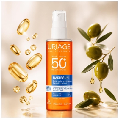 Uriage Bariésun Huile Sèche Sublimatrice SPF50+ 200 ml