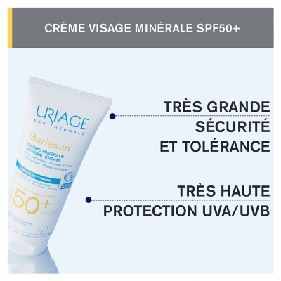 Uriage Bariésun Crème Minérale Très Haute Protection SPF50+ 100 ml