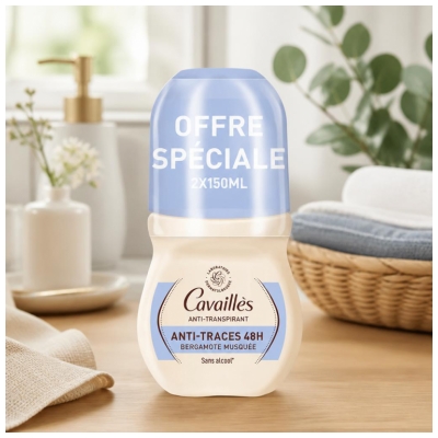 Rogé Cavaillès Deo-Roll-On Absorb+ 48H Doppelpack 2 x 50 ml