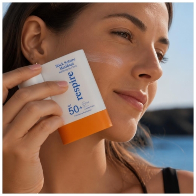 Respire Anti-Vlekken Zonnestick SPF50+ 15 g