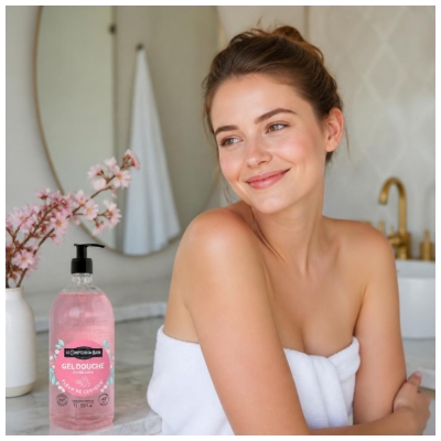 Gel de duș cu floare de cireș Le Comptoir du Bain 1 L