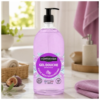 Le Comptoir du Bain Middelhavsfigen Brusergel 1 L