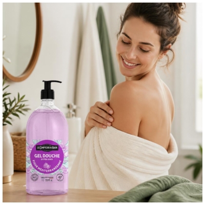 Le Comptoir du Bain Middelhavsfigen Brusergel 1 L