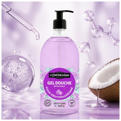 Le Comptoir du Bain Middelhavsfigen Brusergel 1 L