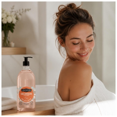 Sprchový gel Le Comptoir du Bain s bílou broskví 1 l