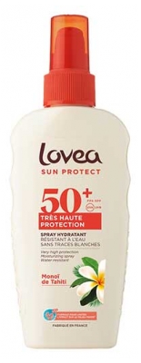 Lovea Spray de Hidratare Monoi de Tahiti Protecție Foarte Ridicată SPF50+ 150 ml