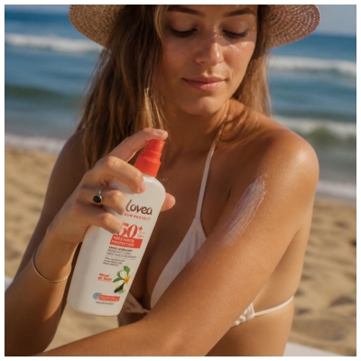 Lovea Spray Hidratante Monoï de Tahiti Muito Alta Proteção FPS50+ 150 ml