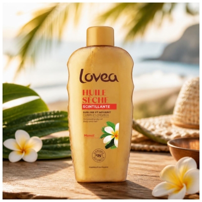 Lovea Trockenöl mit Monoï-Öl 150 ml