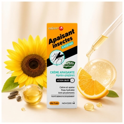 Novodex Expert Apaisant Insectes & Végétaux Creme Calmante Pós-Picadas 30 ml