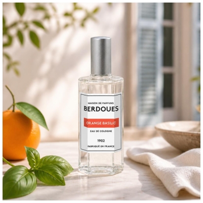 Berdoues Eau de Cologne Orange Basilikum 125 ml