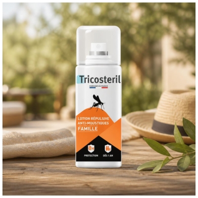 Tricosteril Lotion Répulsive Anti-Moustiques Famille 100 ml