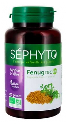 Séphyto Prebava & Razstrupljanje Organski Grško Seno 200 Kapsul