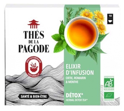 Ceaiurile Pagode Infuzie Detox Levant Bio 18 Plicuri