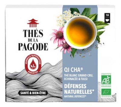 Herbaty Pagoda Qi Cha Thé Blanc Grand Cru Défenses Naturelles Bio 18 Saszetek