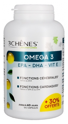 Les 3 Chênes Omega 3 120 Kapseln