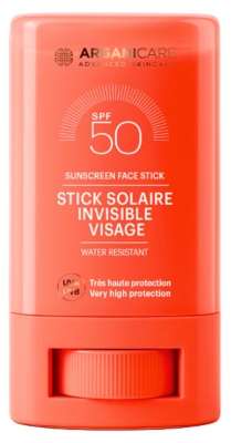 Arganicare näkymätön aurinkopuikkokasvovoide SPF50 15 g