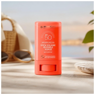 Arganicare Sonnenschutzstift Unsichtbares Gesicht SPF50 15 g