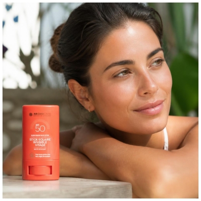 Arganicare Sonnenschutzstift Unsichtbares Gesicht SPF50 15 g