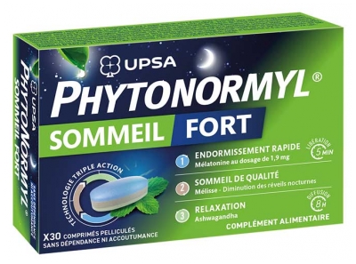 UPSA Phytonormyl Sommeil Fort 30 Comprimés