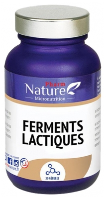 Pharm Nature Fermentos Lácticos 30 Cápsulas (a consumir de preferência antes de 30/07/2026)