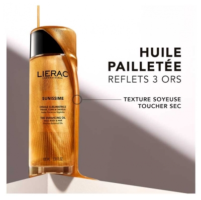 Lierac Sunissime L'huile Sublimatrice Visage Corps & Cheveux 100 ml