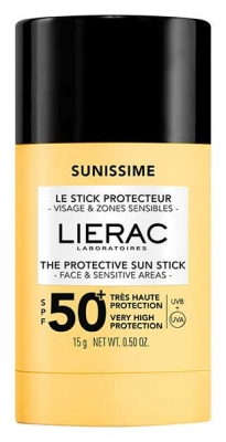 Lierac Sunissime Le Stick Protecteur Visage & Zones Sensibles SPF50+ 15 g