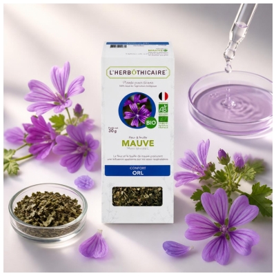 L'Herbôthicaire Mauve Plante voor Biologische Kruidenthee 30 g