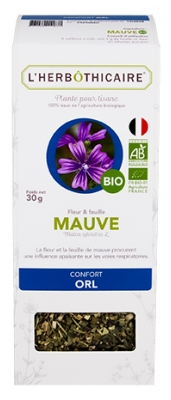 L'Herbôthicaire Mauve Plante pour Tisane Bio 30 g