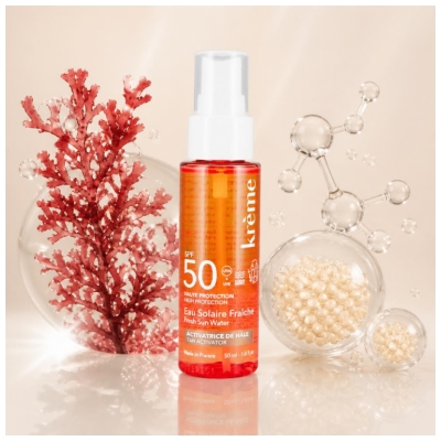 Krème Frisches Sonnenschutzwasser LSF50 50 ml