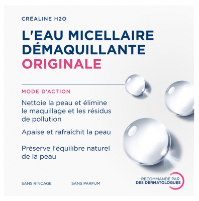 Bioderma Créaline H2O L'Eau Micellaire Originale 850 ml