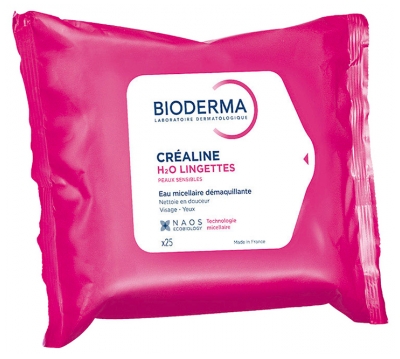 Bioderma Créaline H2O Micellar Cleansing Water 25 Wipes