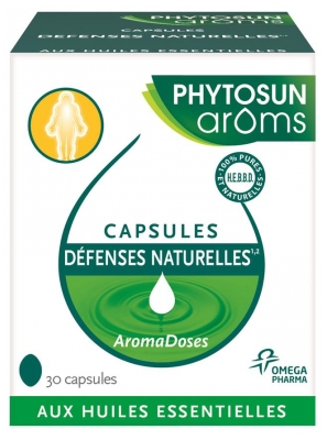Phytosun Arôms Aromadoses Natural Defences 30 Gel-Caps (best before 31/08/2026)