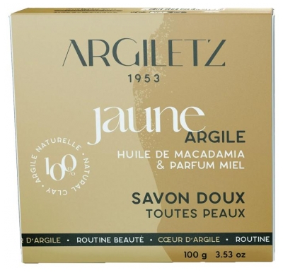Argiletz Sapone All'argilla Gialla 100 g (da consumarsi preferibilmente entro il 31/07/2026)