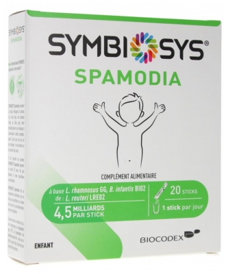 Biocodex Symbiosys Spamodia 20 Sticks (a consumir de preferência antes de 31/07/2026)