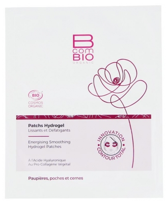 BcomBIO Hydrogel Gladmakende en Anti-vermoeidheids Patches 2 Patches (ten minste houdbaar tot 01-07-2026)