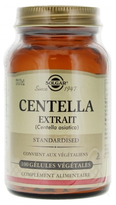 Solgar Extracto de Partes Aéreas de Centella 100 Cápsulas Vegetales (consumir preferentemente antes del 31/08/2026)