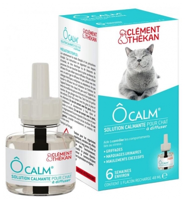 Clément Thékan Ôcalm Calming Solution for Cat to Diffuse Refill 48ml (best before 01/09/2026)
