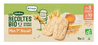 Blédina Les Récoltes Bio My 1st Organic Biscuit 20 Biscuits (best before 23/06/2026)