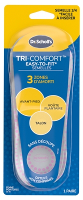 Scholl Branțuri Tri-Comfort Easy-to-Fit pentru femei 1 Pereche