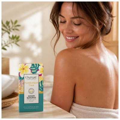 Osmaé Rückfettende Seife Paradiesische Tiaré 100 g