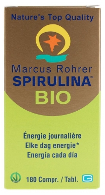Marcus Rohrer Spirulina Bio 180 Tabletek (najlepiej spożyć przed 30.07.2026)