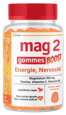 Mag 2 Boost Energy and Nervousness 45 Gummies (best before 31/08/2026)