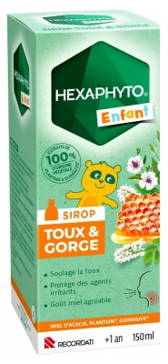 Hexaphyto Syrop na Kaszel i Gardło dla Dzieci 150 ml (najlepiej spożyć przed 31.08.2026)