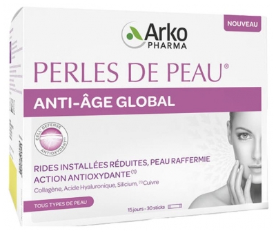 Global Anti-Ageing Skin Pearls 30 Sticks (consumir preferentemente antes del 01/08/2026)